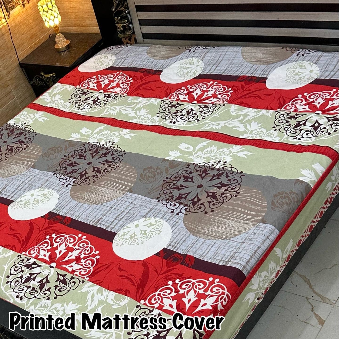 Printed Mattress Cover - Waterproof