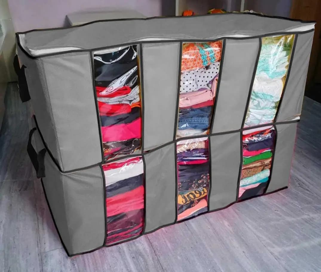 3 Compartment Storage Organizer / Clothes Storage Bag