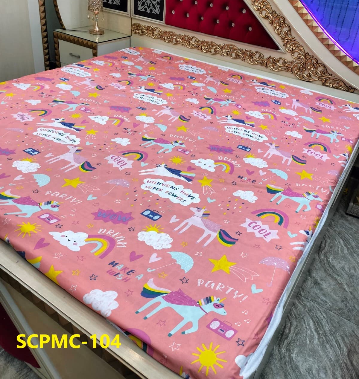 New Printed Mattress Cover - Waterproof