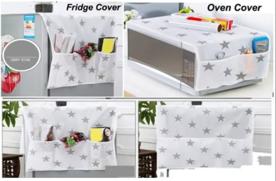 Fridge & Oven Cover - 2 Pcs Set