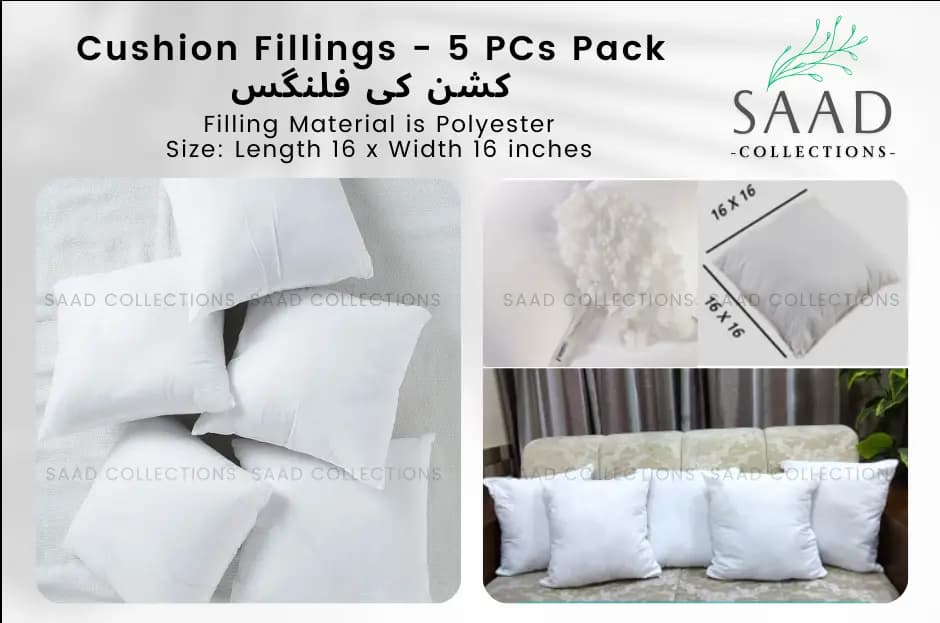 Cushion Fillings - 5 PCs Pack