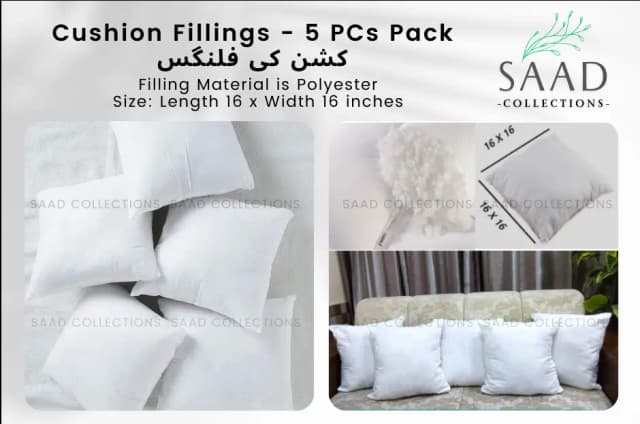 Cushion Fillings - 5 PCs Pack
